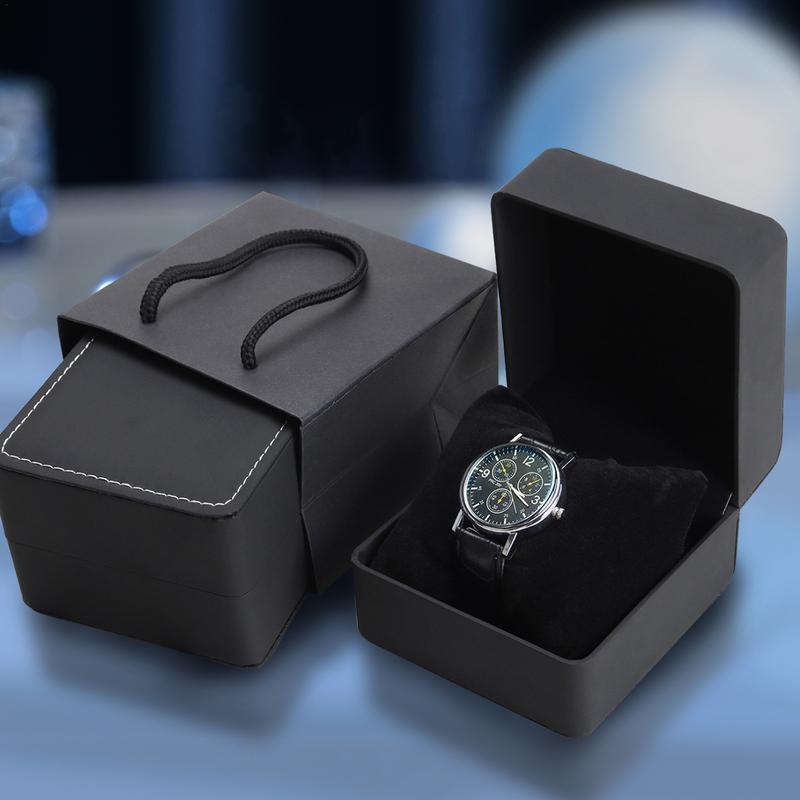 Luxury Watch Case Travel - Scatola porta orologi in pelle di