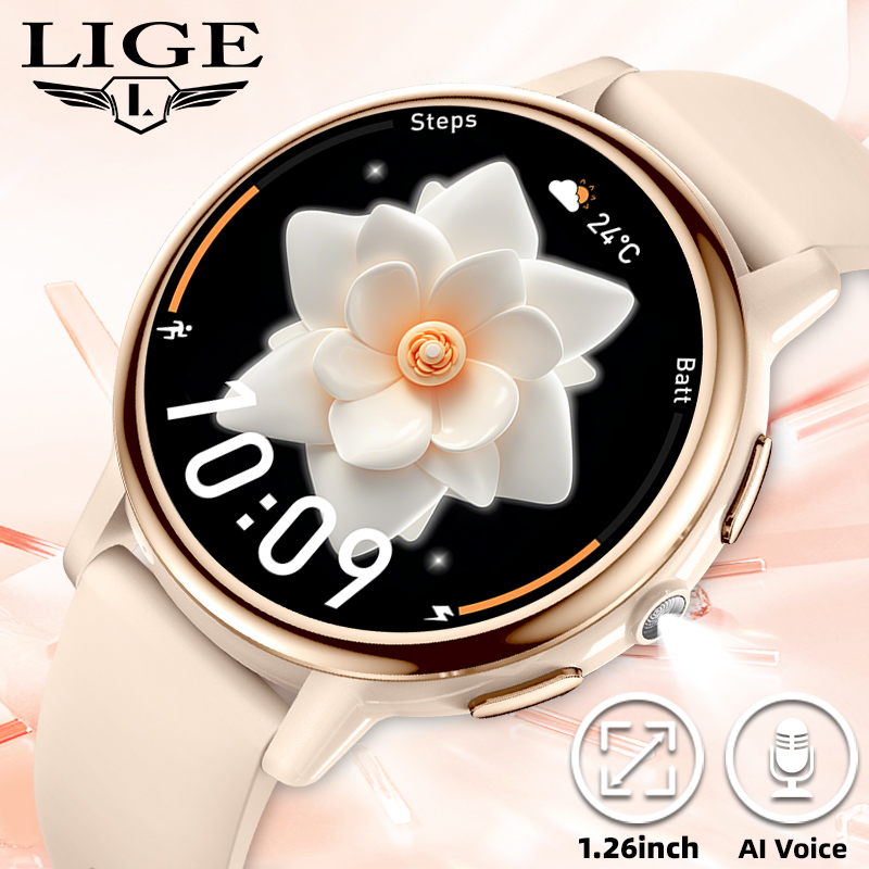 Luxury Watch On Wrist - 2026 LIGE Smartwatch da Donna di