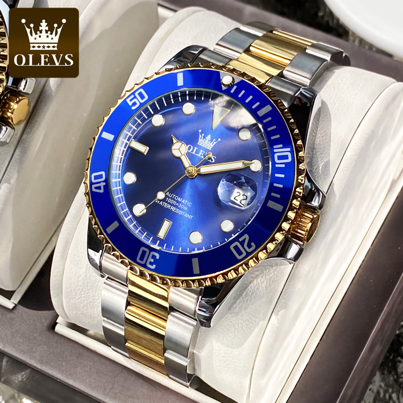 Rolex Watch Datejust - OLEVS orologio automatico da uomo orologio