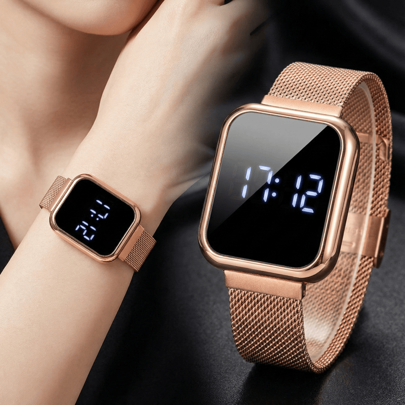 Luxury Watch Wallpaper - Orologi digitali rettangolari alla moda per