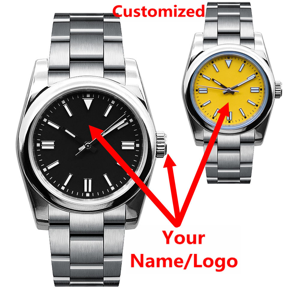 Luxury Watch Deals - Orologio da uomo con logo personalizzato,