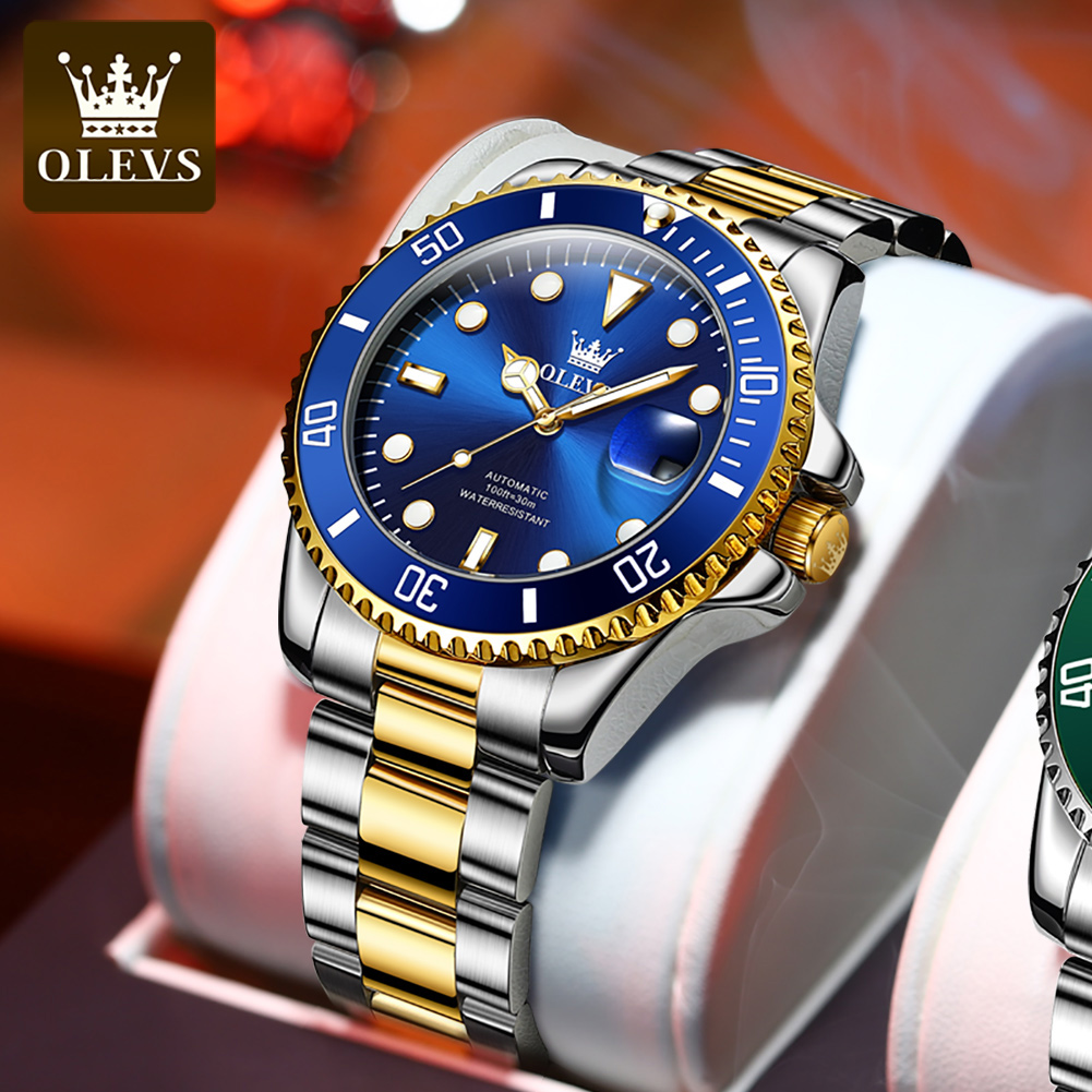 Rolex Watch Datejust - OLEVS 6650 Orologio da uomo Classico