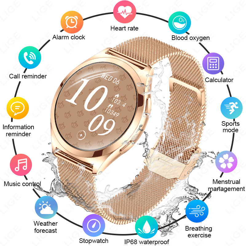 Luxury Watch On Wrist - LIGE Orologio intelligente di lusso per