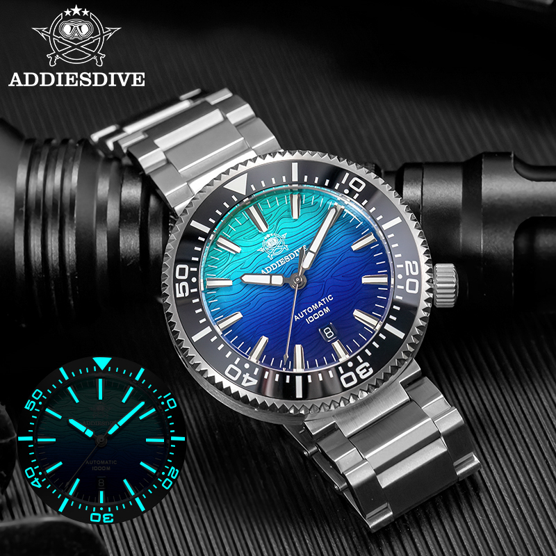 Luxury Watch It - ADDIESDIVE AD2526 Orologio da Uomo 100bar