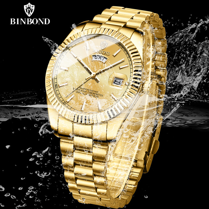 BINBOND B7012 Orologio da uomo - Rolex Watch Datejust recensione e prezzo