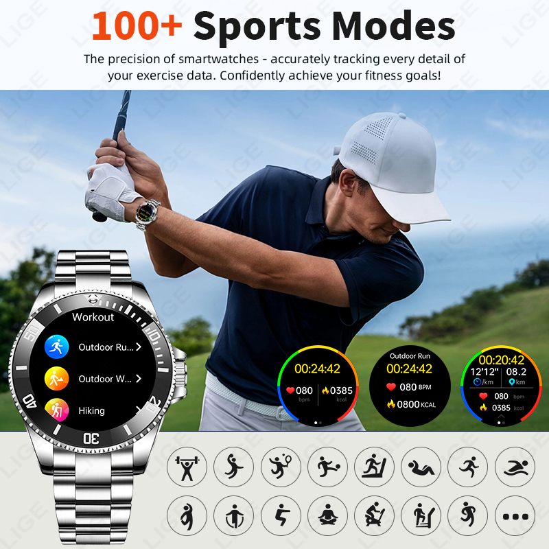 LIGE Business Smart Watch Uomo - Luxury Watch On Wrist recensione e prezzo
