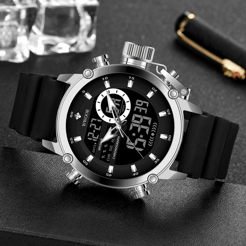 WWOOR Orologi sportivi da uomo - Luxury Watch All Black recensione e prezzo