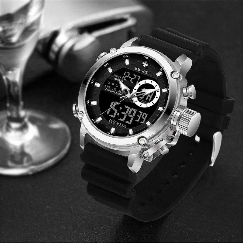 WWOOR Orologi sportivi da uomo - Luxury Watch All Black recensione e prezzo