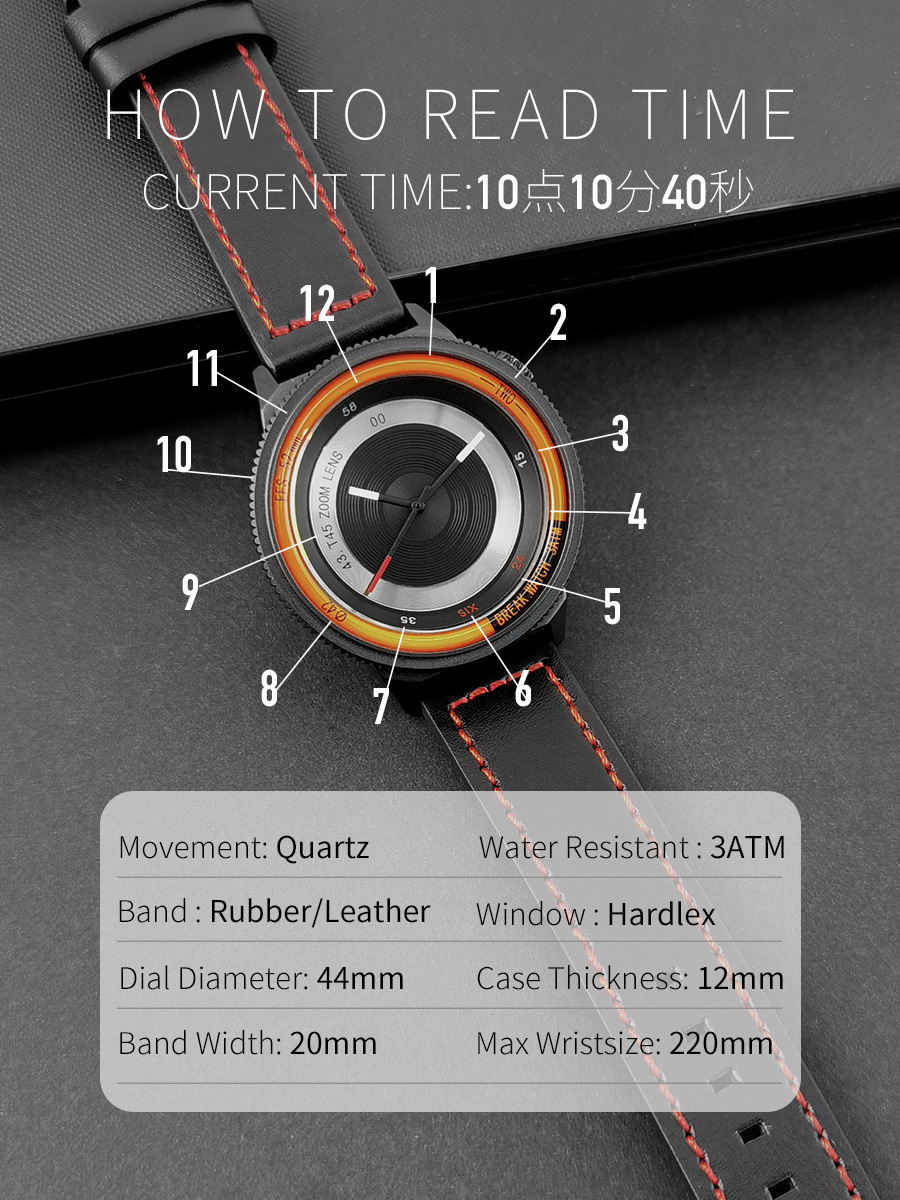BREAK Black Camera Series uomo - Luxury Watch All Black recensione e prezzo