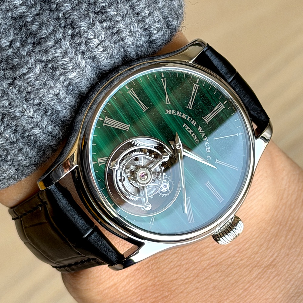 Merkur 100% Tourbillon Watch O - Tourbillon Movement Watch recensione e prezzo