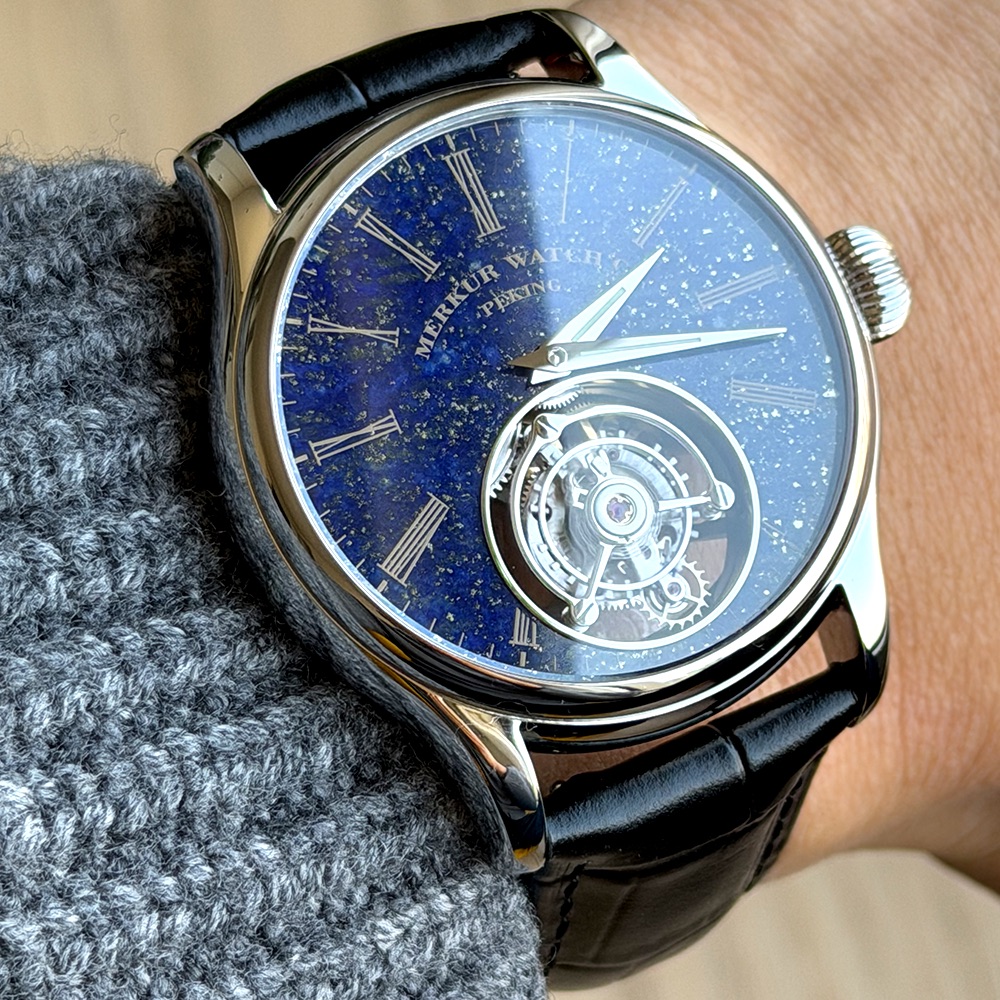 Merkur 100% Tourbillon Watch O - Tourbillon Movement Watch recensione e prezzo