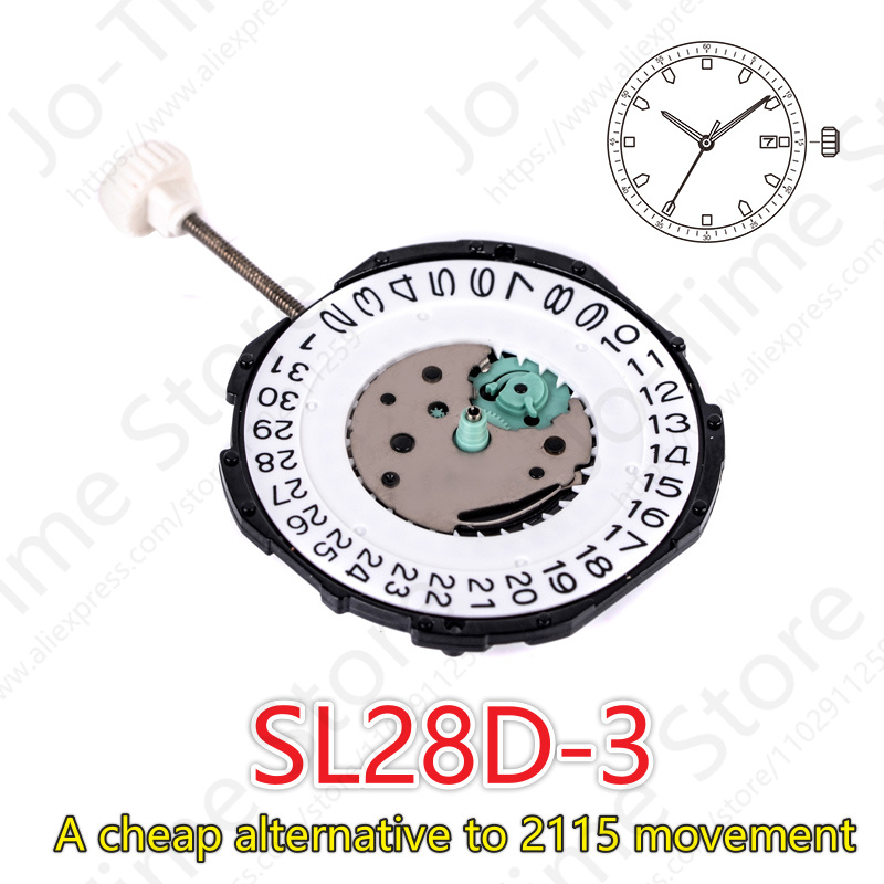 Sunon SL28-3 Movimento al quar - Perpetual Calendar Watch recensione e prezzo