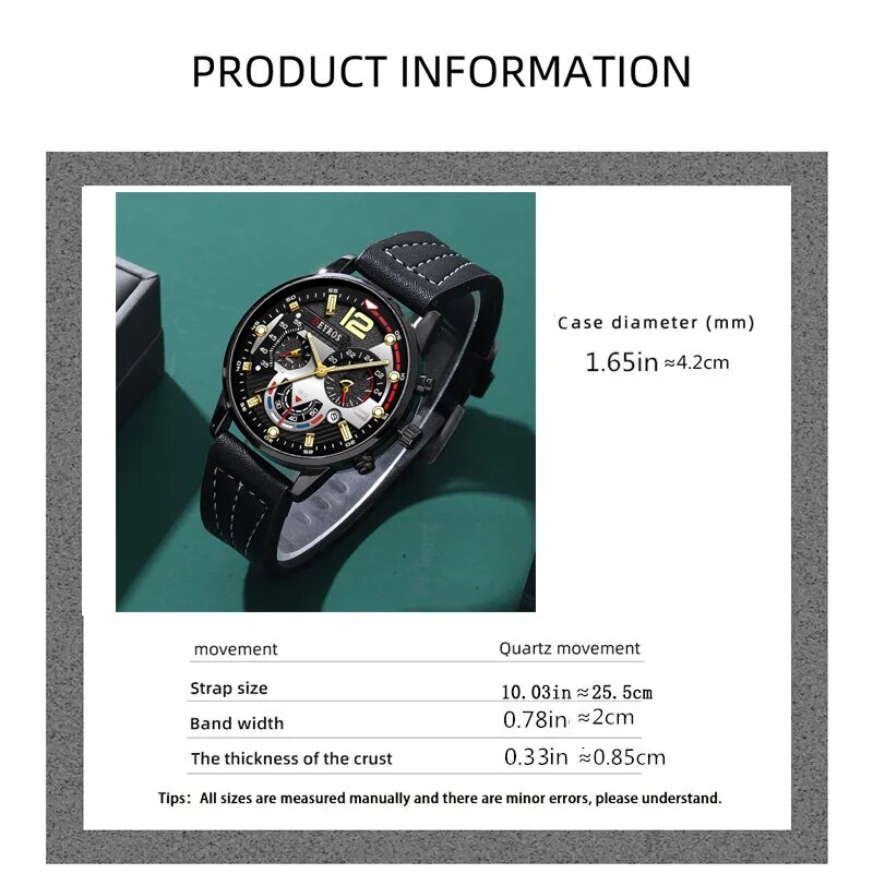 Set da 3 pezzi Orologi da uomo - Luxury Watch All Black recensione e prezzo