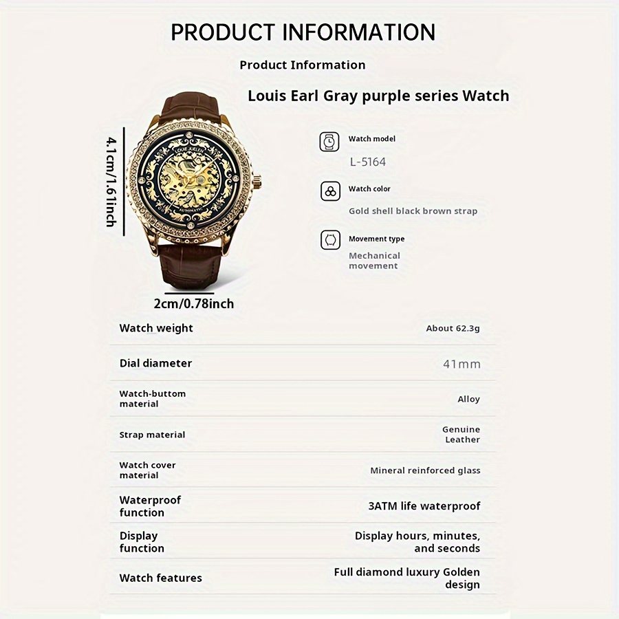 Il movimento meccanico dell'or - Luxury Watch It recensione e prezzo