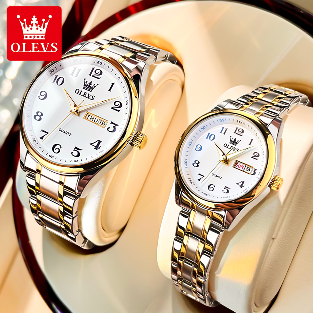 OLEVS Nuovo orologio da coppia - Luxury Watch Wallpaper recensione e prezzo