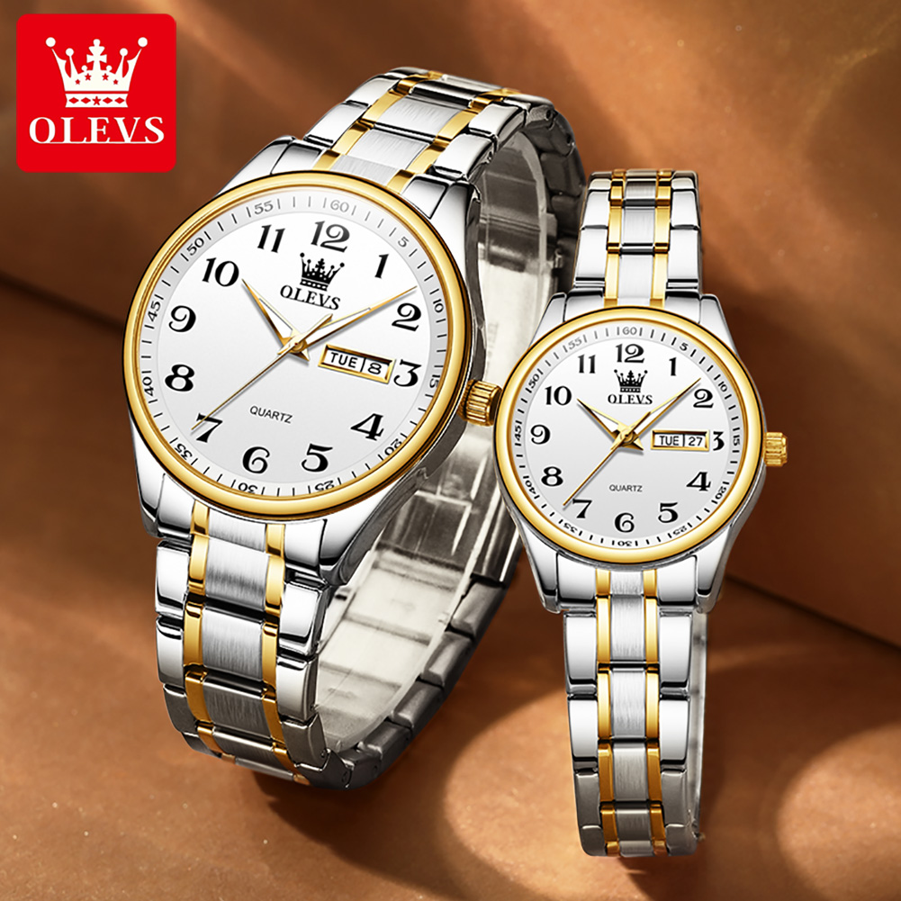 OLEVS Nuovo orologio da coppia - Luxury Watch Wallpaper recensione e prezzo
