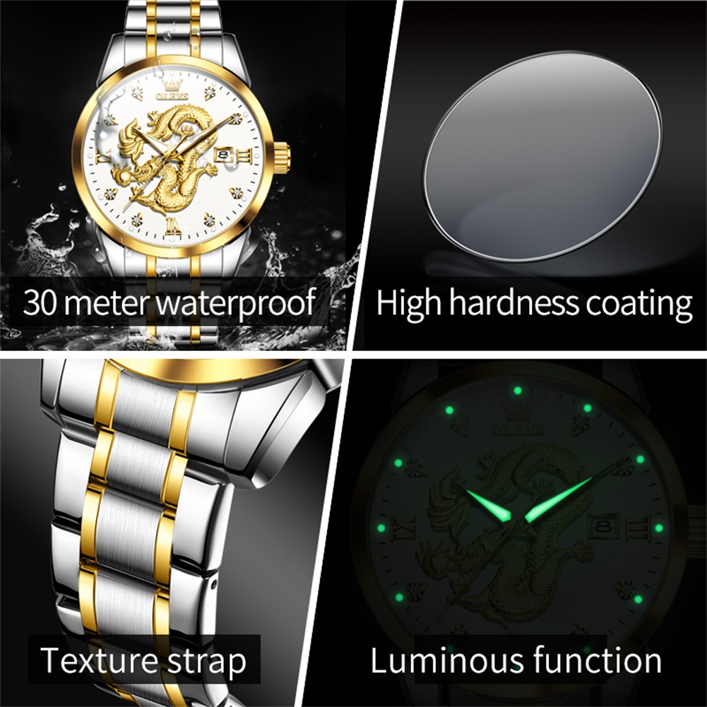 OLEVS Fashion China Loong Drag - Luxury Watch In China recensione e prezzo