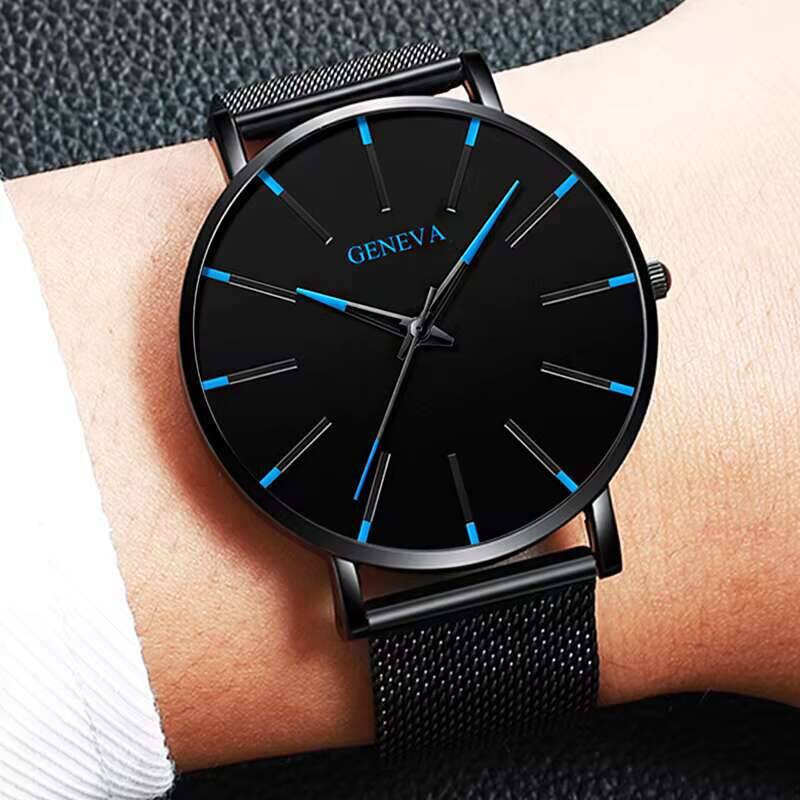 5 pz/set orologio da uomo di m - Luxury Watch All Black recensione e prezzo