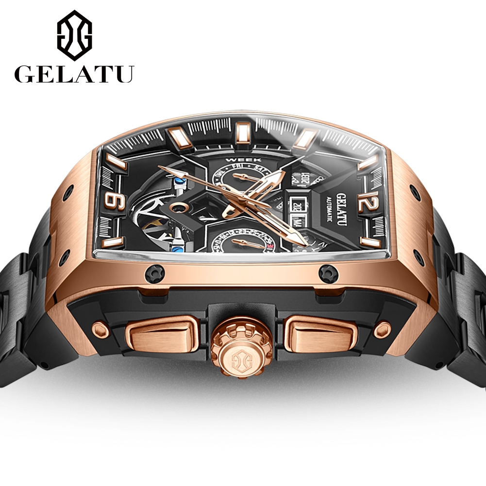 Reloj Hombre Orologi Uomo GELA - Tourbillon Movement Watch recensione e prezzo