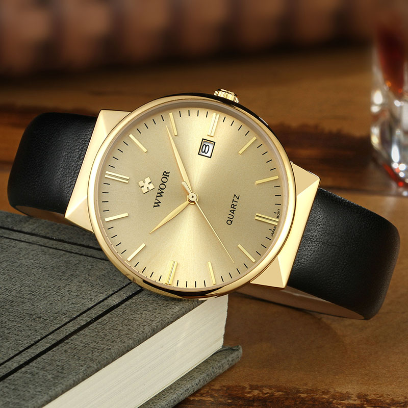 WWOOR Orologi da uomo Top Bran - Luxury Watch All Black recensione e prezzo