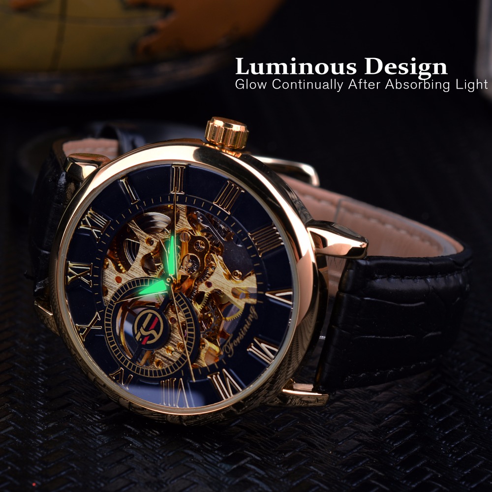 Forsining 3d Logo Design Incis - Luxury Watch All Black recensione e prezzo