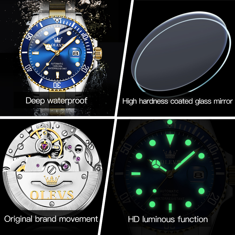 OLEVS 6650 Orologio da uomo Cl - Rolex Watch Datejust recensione e prezzo